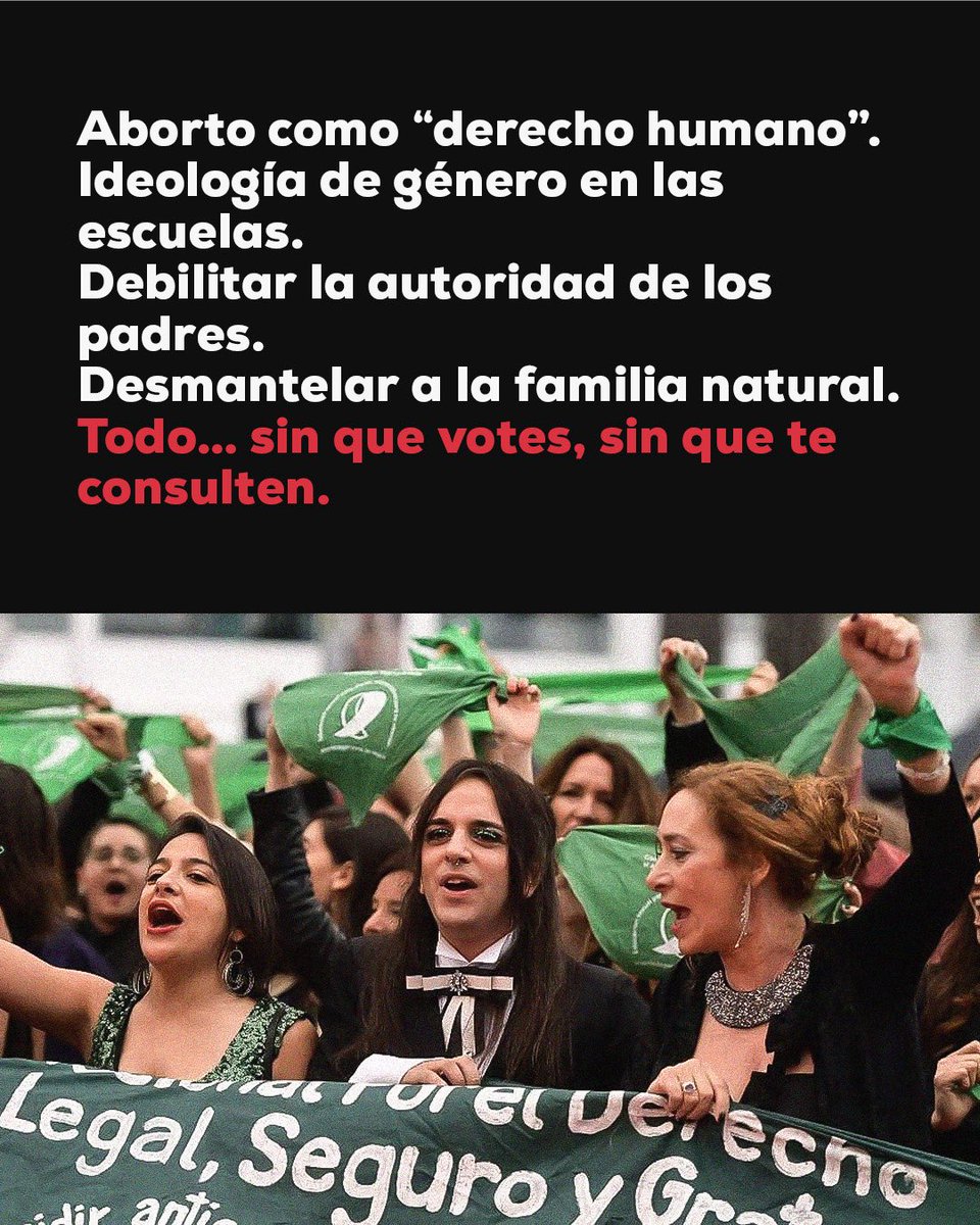 🚨Burócratas de la ONU, que nadie eligió, quieren firmar como si fuera ley el aborto y la ideología de género — usando tu nombre y tu bandera.

‼️Del 12 al 15 de agosto, en Ciudad de México, la CEPAL — una agencia de la ONU — va a celebrar la XVI Conferencia Regional sobre la