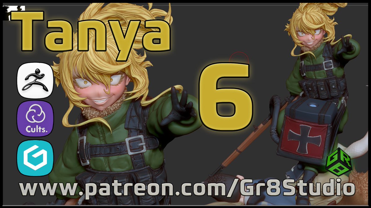 JonathanGr8Stu's tweet photo. PT 6 https://t.co/j1akO6dduU
#Tanya #YojoSenki #TanyaTheEvil #anime #3Dfigure #Patreon #Sketch #Gr8Studio #Gr8 https://t.co/iyBzAwbT1S