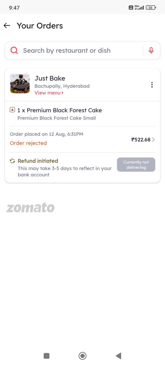 CSirvi34483's tweet photo. @zomatocare  you buddy idiots  cancelled my little kid birthday cake at the last minute. I have booked at 6:30pm  in advance. And now at 9:15 you people are saying sorry the order is cancelled. And giving refund. Tell me what would I give reply to me little kid why did my dad don't brought my favourite black forest cake which he promised. I need a reply . Or else I will put a case in consumer court for hurting my kids feeling and all that she cried for.. I won't take this light.