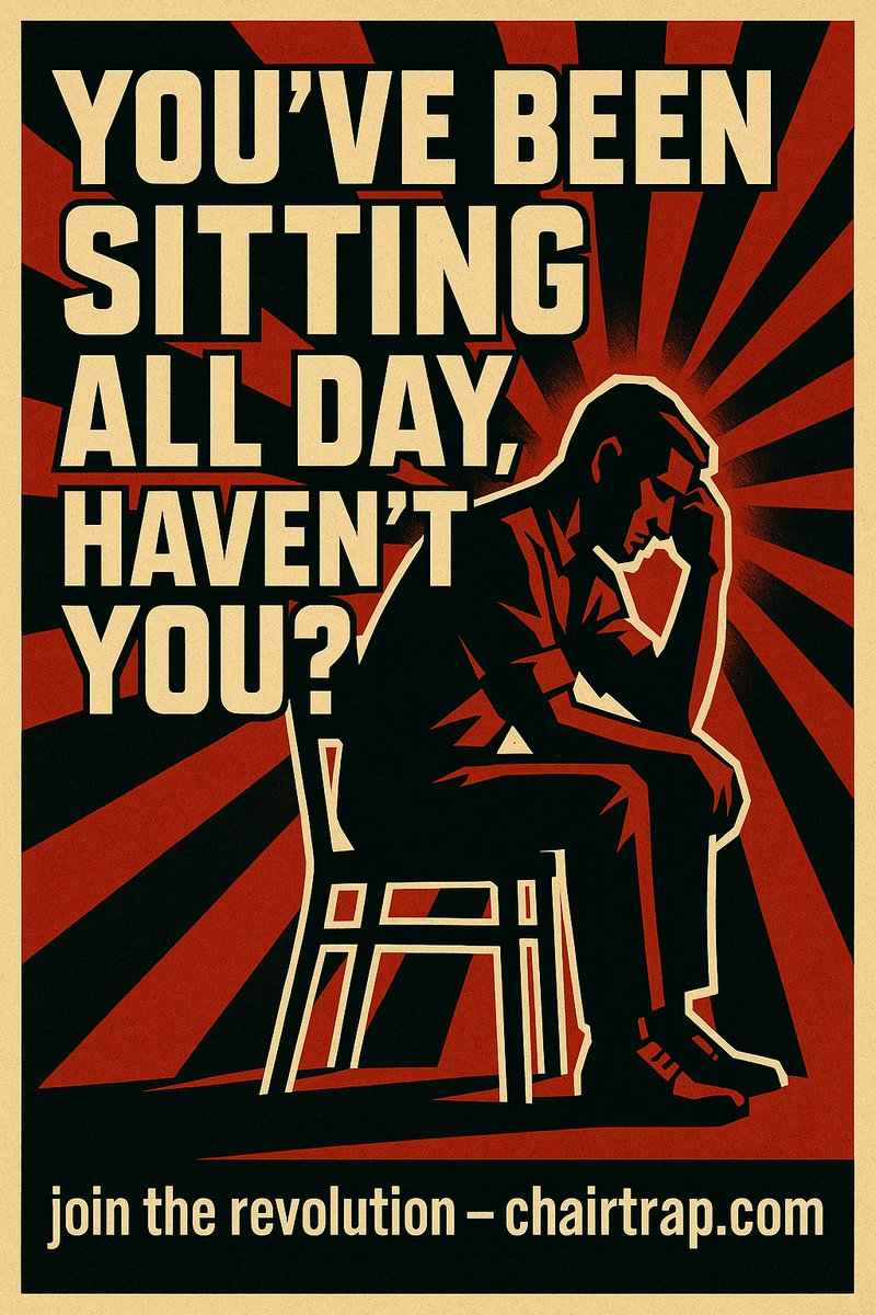thechairtrap's tweet photo. Just a friendly reminder. https://t.co/0oeAnOJbd9
