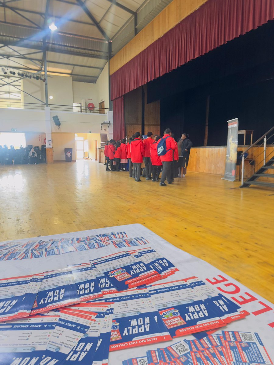 Ms. Zulema Beda from our Marketing Department attended the Career Club Launch Exhibition at Spine Road High School today, engaging with Grade 9 and 10 learners as part of False Bay TVET College’s ongoing TVET Month activities. 

#FalseBayTVETCollege #TVETMonth2025