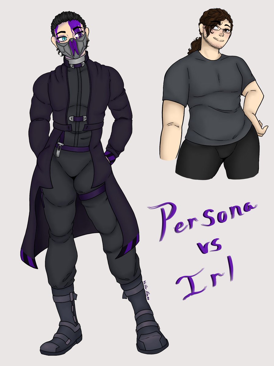 VoidleAbyss's tweet photo. @aki_ayamu I don't have a lot but these are my main ones of my persona!! The first is by @lebble_3728 the second is by me since it's irl vs persona! https://t.co/8hnzlNODRH