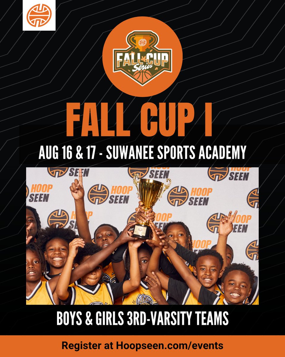 Fall Cup I tips off this weekend at Suwanee Sports Academy, Saturday and Sunday

Last Call before Registration Shuts down tomorrow

hoopseen.com/georgia/events…