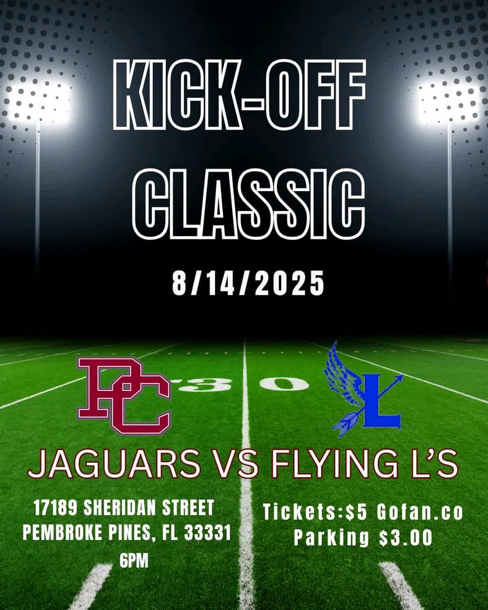 Coach Sacco (@coachsaccoppchs) on Twitter photo Thursday Night Football is back! Join us at home for our Kick-Off Classic against the the Flying Lโs of Ft. Lauderdale. Go Jagโs <a href="/tms8ght/">Omari Colbourne</a> <a href="/_DMRCO/">DeMarco Pitter</a> <a href="/jahsaijuste/">jahsai</a> <a href="/JCoberly0828/">Jackson Coberly</a> <a href="/DaughtryNojaim_/">daughtry nojaim</a>
<a href="/Quincywalker23/">Quincy Walker</a> <a href="/AdonPPCHS/">Adon Hollingshead</a> <a href="/makinbehinje123/">Michael Akinbehinje</a> <a href="/TheJosiahK/">Josiah Knight</a>
<a href="/Sfl_Martin/">Martin Enrique Alvarez-Carrera</a> Thursday Night Football is back! Join us at home for our Kick-Off Classic against the the Flying Lโs of Ft. Lauderdale. Go Jagโs <a href="/tms8ght/">Omari Colbourne</a> <a href="/_DMRCO/">DeMarco Pitter</a> <a href="/jahsaijuste/">jahsai</a> <a href="/JCoberly0828/">Jackson Coberly</a> <a href="/DaughtryNojaim_/">daughtry nojaim</a>
<a href="/Quincywalker23/">Quincy Walker</a> <a href="/AdonPPCHS/">Adon Hollingshead</a> <a href="/makinbehinje123/">Michael Akinbehinje</a> <a href="/TheJosiahK/">Josiah Knight</a>
<a href="/Sfl_Martin/">Martin Enrique Alvarez-Carrera</a>