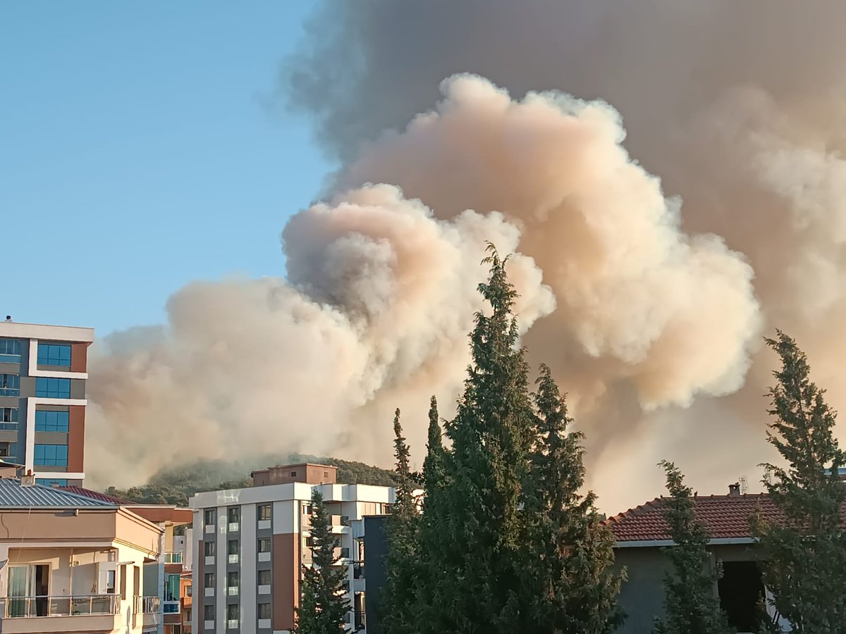 nrolmz's tweet photo. #izmirdeyangın
İzmir Buca'da Çeşme otoyolu civarı orman yangını https://t.co/nxgyi0gsDV