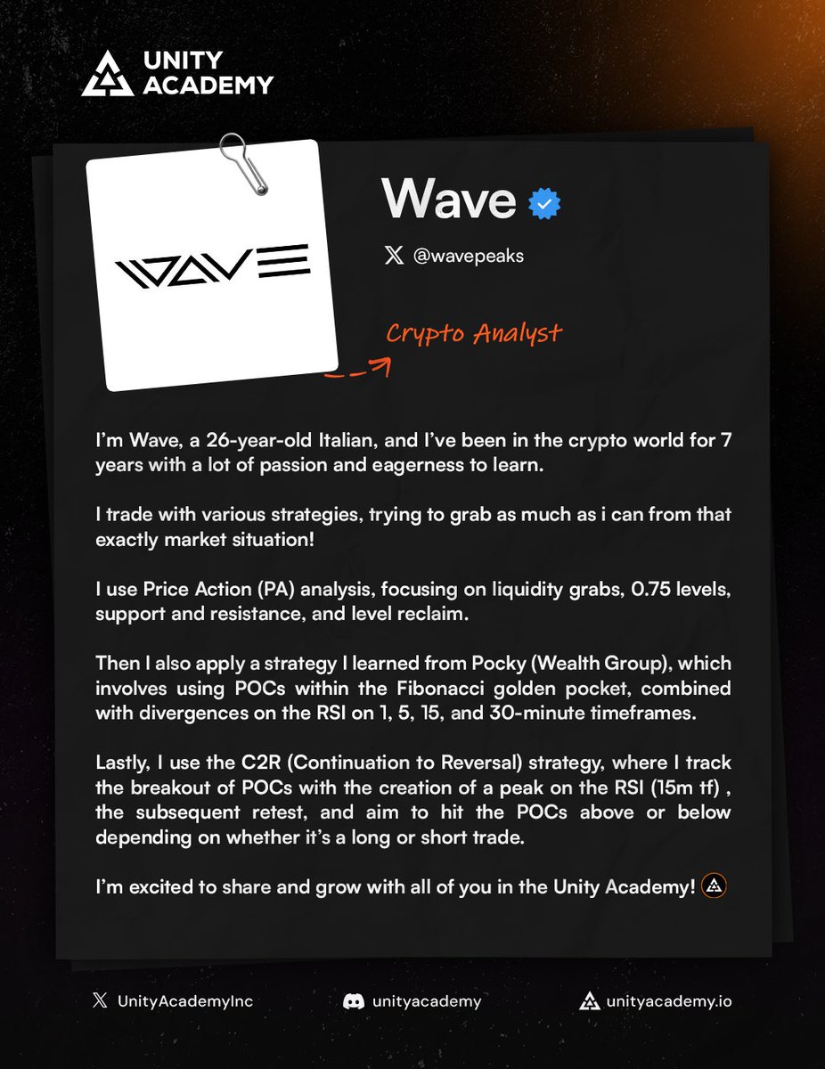 We are pleased to announce that the legend <a href="/wavepeaks/">Wave</a> has joined our team as a Crypto Analyst &amp; Trader.

Want access to our 13 different analysts trades, educational streams, academy app and OracleAlgo, then click the link in our bio 🕺