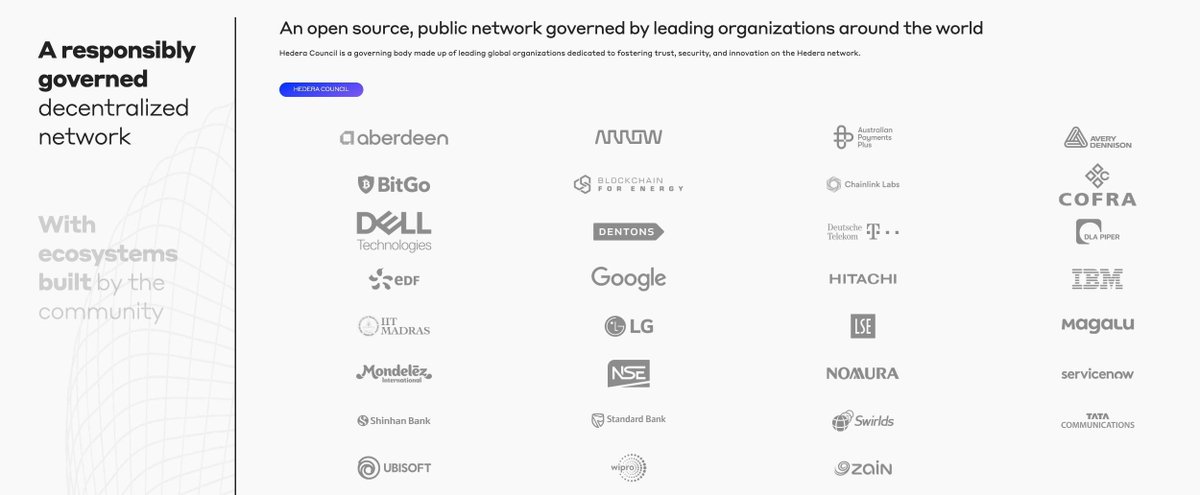 SEALCOIN uses @Hedera’s secure and efficient distributed ledger to process IoT transactions with transparency and speed. With trusted oversight from a Council of global leaders like Google and IBM, Hedera offers the reliability that mission-critical systems demand.