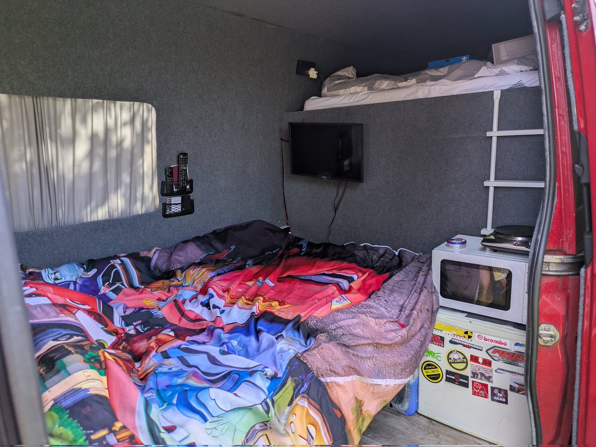 That's the van finally packed. On the road early Thurs heading for the magical IoM. Just the small matter of the steam racket journey first.... Weather looks mint for first few nights so <a href="/MikeMace_63/">Mike Mace</a> should get plenty of laps.