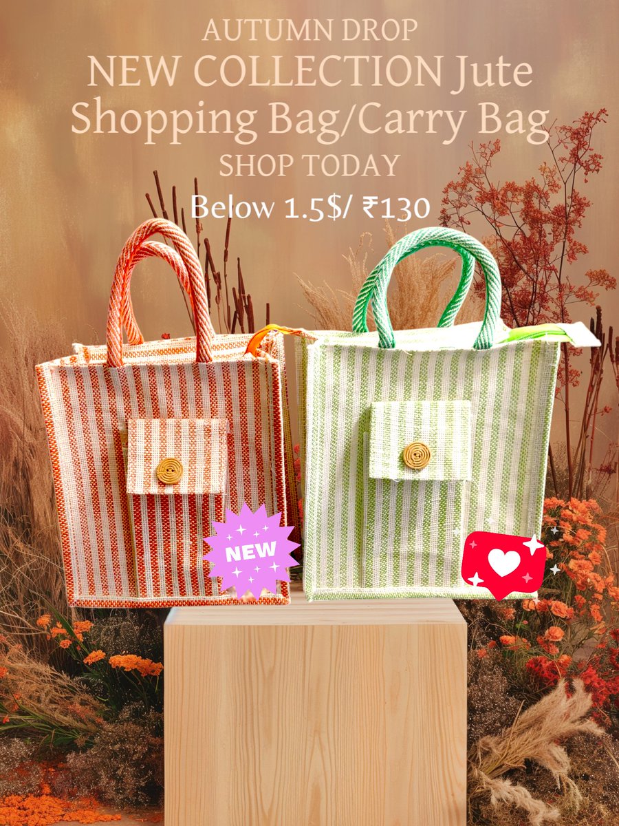 SumexTree Global Exports™ (@sumextree) on Twitter photo Eco-friendly solutions for a greener tomorrow! 🌿💚.
Reach us on
✉️:customerservice@sumextreeglobalexports.com
📱:+91 7204301459
sumextreeglobalexports.com
#JuteBags #SustainablePackaging #EcoFriendly #GlobalExports #GreenPackaging #Sumextree #exports Eco-friendly solutions for a greener tomorrow! 🌿💚.
Reach us on
✉️:customerservice@sumextreeglobalexports.com
📱:+91 7204301459
sumextreeglobalexports.com
#JuteBags #SustainablePackaging #EcoFriendly #GlobalExports #GreenPackaging #Sumextree #exports