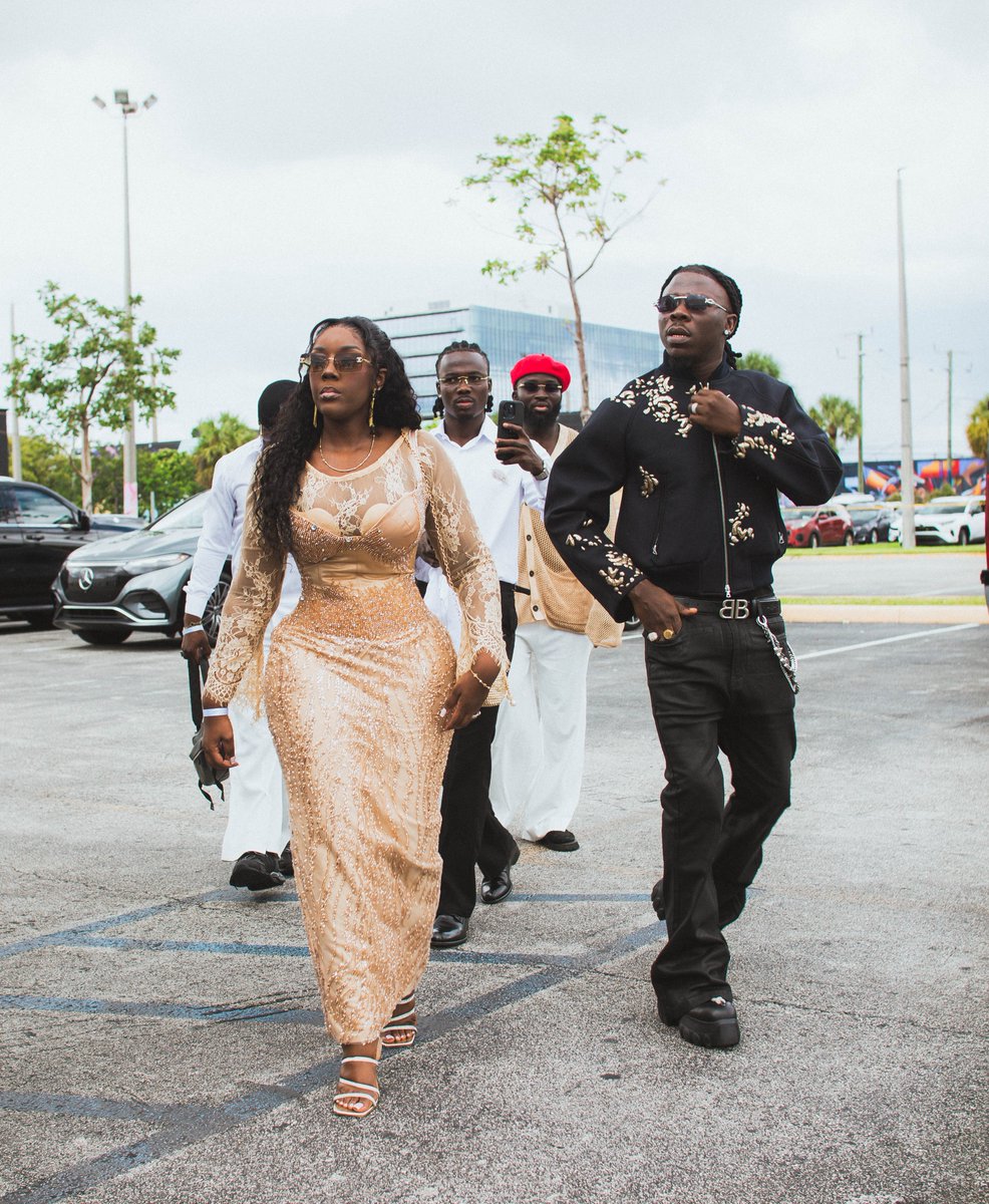Mr. and Mrs. Torcher at #ChividoInMiami2025 😍🥰

#OnuaFM || <a href="/stonebwoy/">THE TORCHER</a> x <a href="/drlouisa_s/">Dr. Louisa A. Satekla</a>