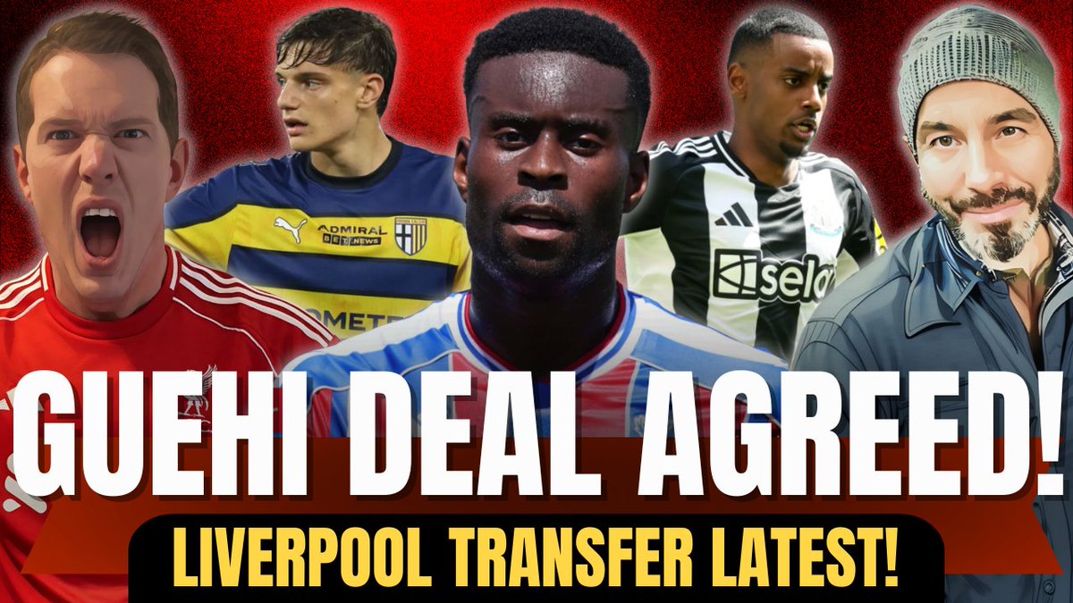AnfieldIndex (@anfieldindex) on Twitter photo 🆕 LIVE PODCAST ALERT 🚨
🟥 Liverpool Close In on Guehi & Leoni! CB Hunt Heats Up as Isak Won’t Play for Newcastle
🗣️<a href="/DaveD0106/">Dave Davis</a> is joined by <a href="/downeytrev/">Trev Downey</a> for the latest edition of The Transfer Show!
🕛 1830 BST 🆕 LIVE PODCAST ALERT 🚨
🟥 Liverpool Close In on Guehi & Leoni! CB Hunt Heats Up as Isak Won’t Play for Newcastle
🗣️<a href="/DaveD0106/">Dave Davis</a> is joined by <a href="/downeytrev/">Trev Downey</a> for the latest edition of The Transfer Show!
🕛 1830 BST