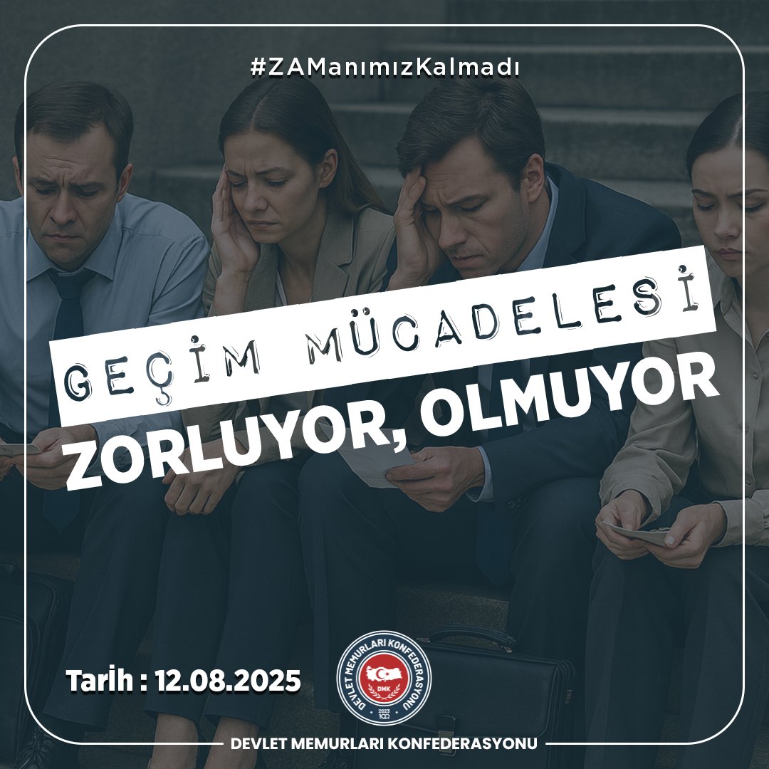 #ZAManımızKalmadı Geçim mücadelesinde yanlız bırakanları seçim mücadelelerinde tanımayacağız.
