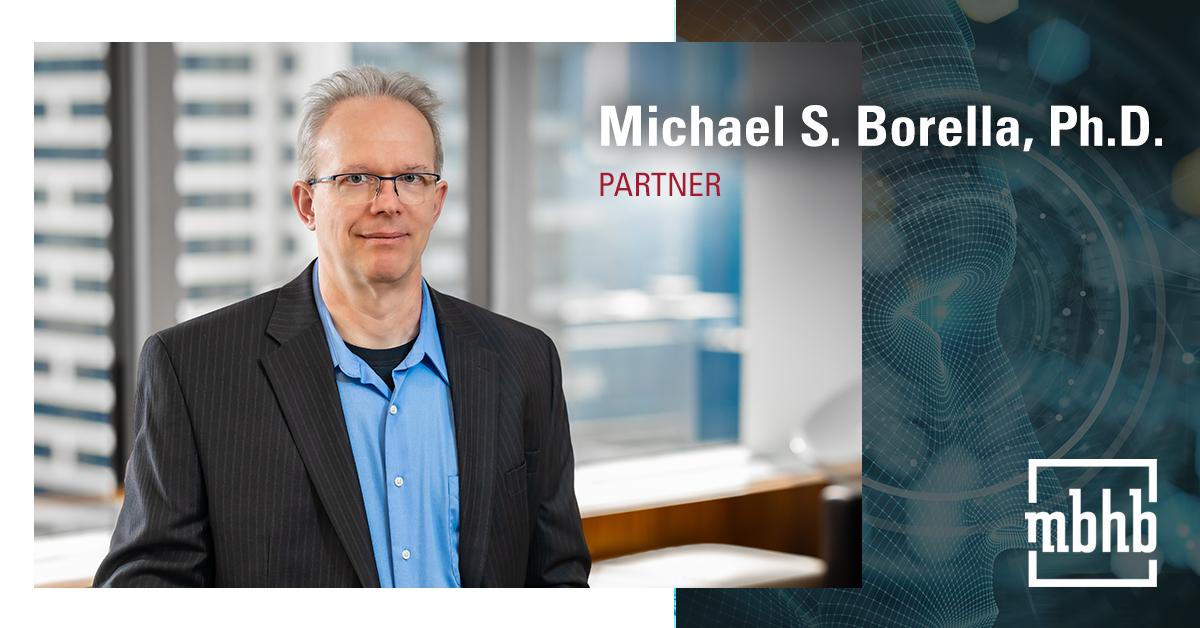 MBHB's tweet photo. Will the USPTO’s new memo on subject matter eligibility change how examiners evaluate applications? MBHB Partner Mike Borella analyses the memo in @mlexclusive, arguing it has "no real teeth for enforcement." Read more here: https://t.co/eeuOLc4c3W https://t.co/8pHsJBQG6n