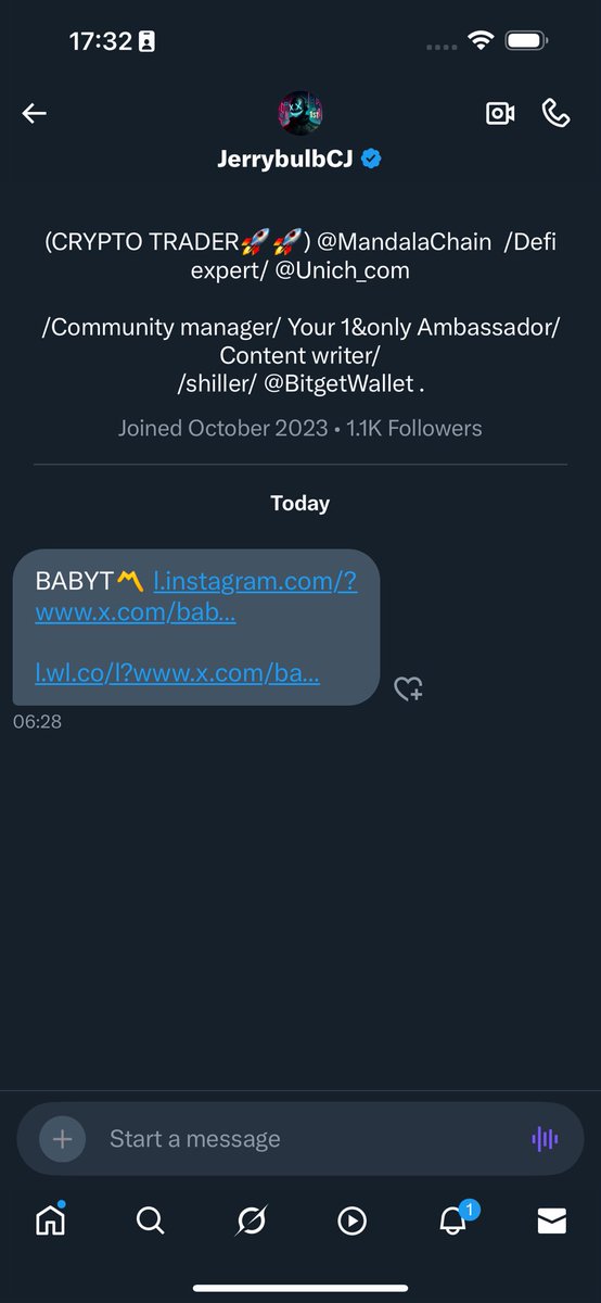 A friend’s account was hacked guys 

Whenever you see this kind of link 🔗 

Avoid it at all costs 

Repost for awareness👏