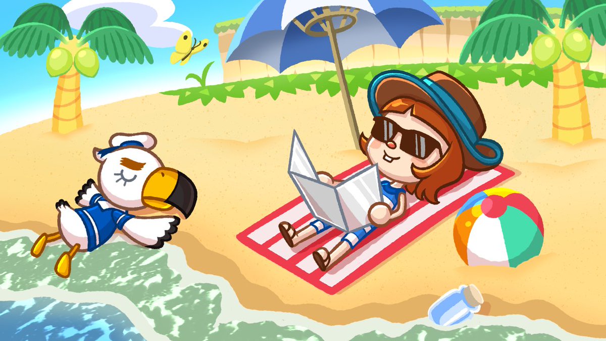 The second Animal Crossing themed Youtube thumbnail I designed for creator <a href="/lissthelass/">lissy</a> ~!

We decided to go for a beachy theme for this one :) I think it came out really charming!

#ACNH #AnimalCrossing #Illustration #Nintendo