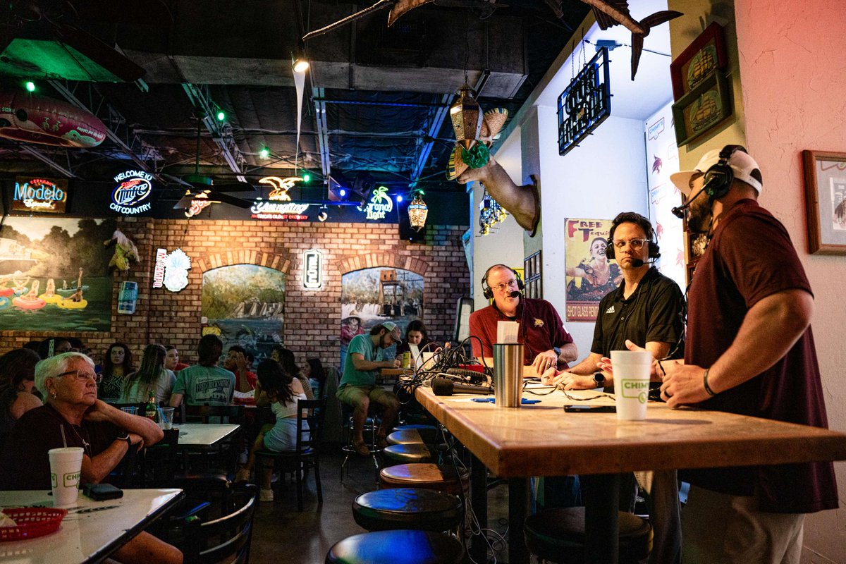 Texas State Bobcats (@txstatebobcats) on Twitter photo The Eat 'Em Up Radio Show is BACK 🎙️
Catch Coach Kinne, Clint & Brant on Monday, August 25 @ 6 PM - Talking all things <a href="/TXSTATEFOOTBALL/">Texas State Football</a>
Read more: txst.com/news/2025/8/11…
#EatEmUp The Eat 'Em Up Radio Show is BACK 🎙️
Catch Coach Kinne, Clint & Brant on Monday, August 25 @ 6 PM - Talking all things <a href="/TXSTATEFOOTBALL/">Texas State Football</a>
Read more: txst.com/news/2025/8/11…
#EatEmUp