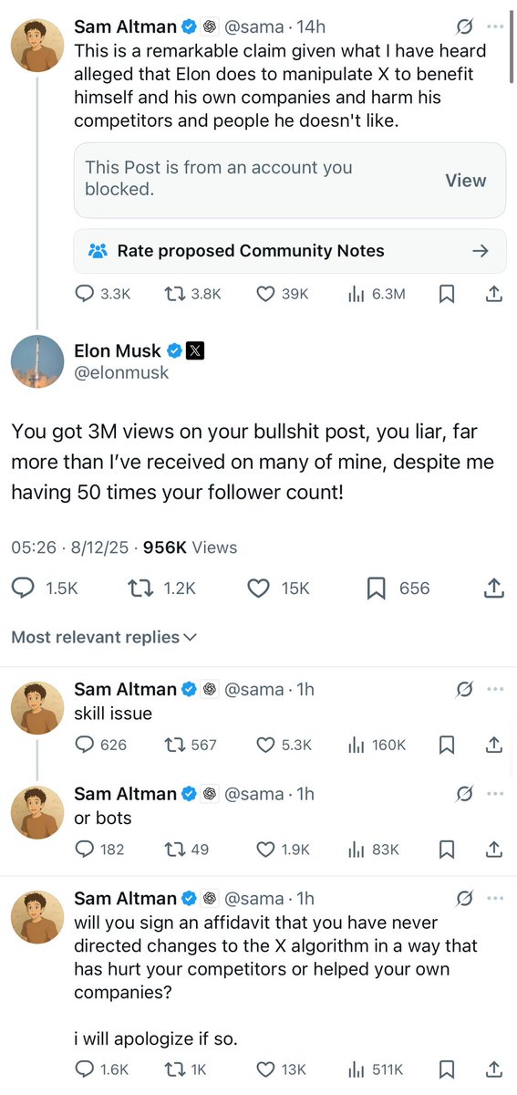 mgogel's tweet photo. Dear anonymous — If there is a time for legion to act and dump whatever they have I think it’s now…Sam is calling out the bots now and how Elon is suppressing the competition too. The feud must escalate and accelerate. #anonymous #dearanon https://t.co/2hJFMJjqy4