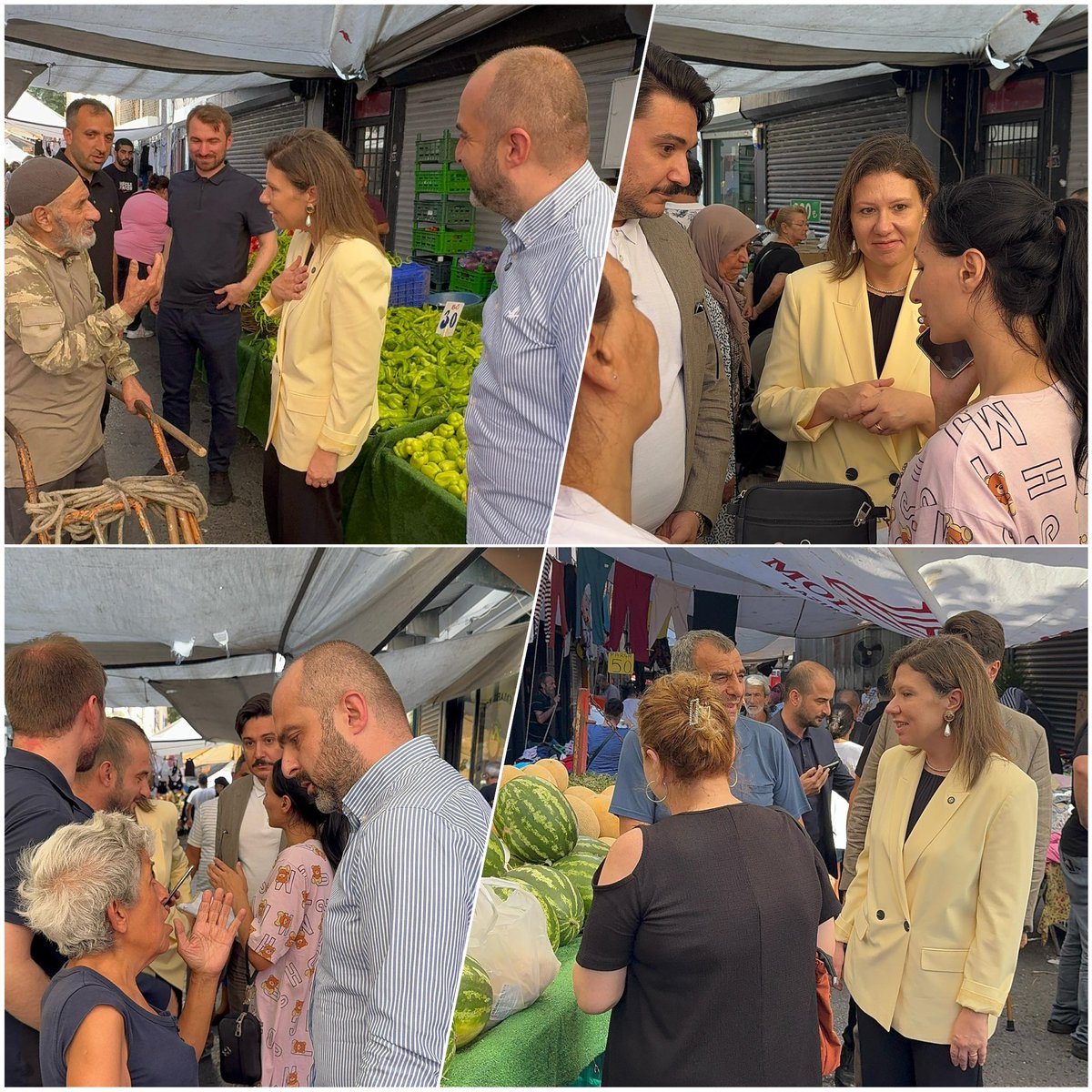 AK Parti Fatih (@akpartifatih) on Twitter photo 📍Ayvansaray Mahallesi
İstanbul Milletvekilimiz <a href="/sedagorenboluk/">Seda Gören Bölük</a> ve İlçe Başkanımız <a href="/FatihKaraismail/">Fatih Karaismailoğlu</a> ile Balat’ın tarih kokan sokaklarında ve Salı Pazarı’nda esnaflarımızı ziyaret ettik.
Tebessümle ve samimi sohbetlerle bizi karşılayan kıymetli komşularımızın talep ve 📍Ayvansaray Mahallesi
İstanbul Milletvekilimiz <a href="/sedagorenboluk/">Seda Gören Bölük</a> ve İlçe Başkanımız <a href="/FatihKaraismail/">Fatih Karaismailoğlu</a> ile Balat’ın tarih kokan sokaklarında ve Salı Pazarı’nda esnaflarımızı ziyaret ettik.
Tebessümle ve samimi sohbetlerle bizi karşılayan kıymetli komşularımızın talep ve
