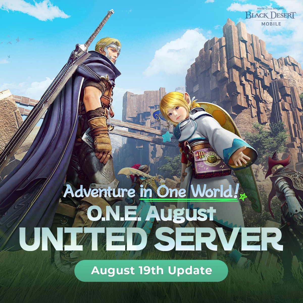 world.blackdesertm.com/Ocean

#BlackDesertMobile #UnitedServer #ONEAugust #MobileGame #MMORPG