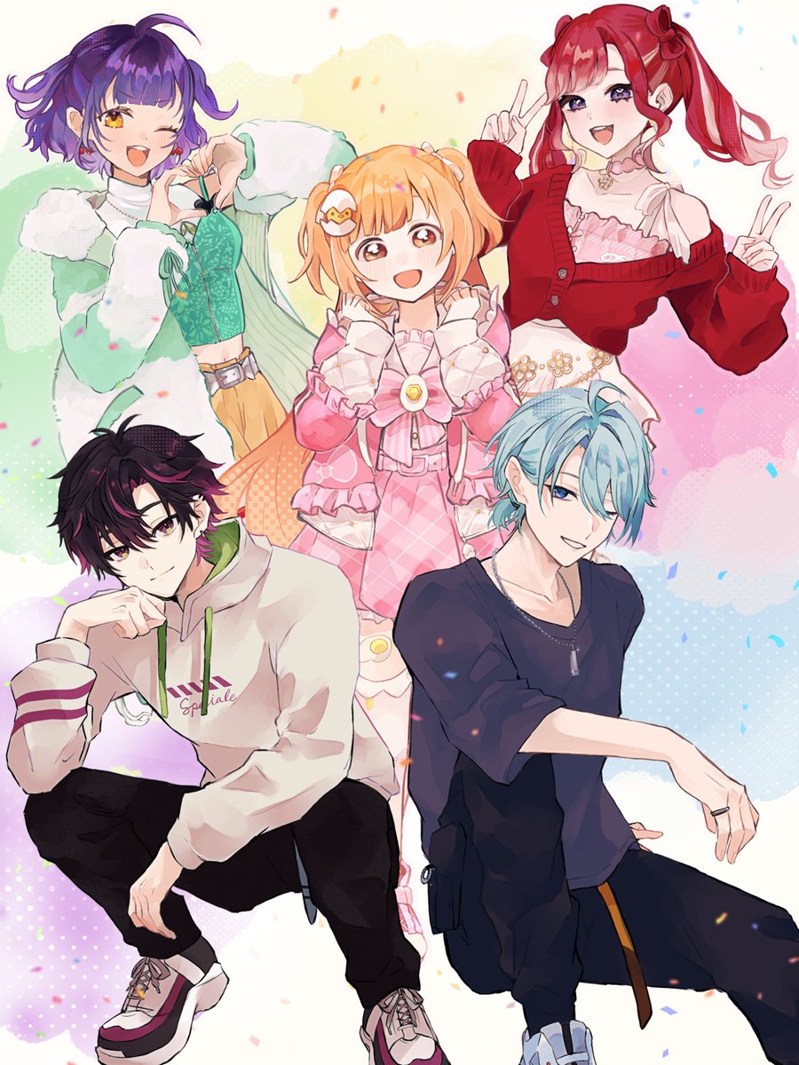 #Speciale1周年 #すぺしゃー絵
 1周年おめでとうーーーーー！！！！！！！！！！！
これからも応援してます㊗️🎉🎉🎉