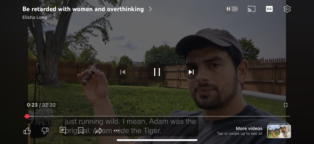 Rich_Grayson_II's tweet photo. Peak video. Adam rode the tiger. I must follow! https://t.co/6tF7JcMnH3