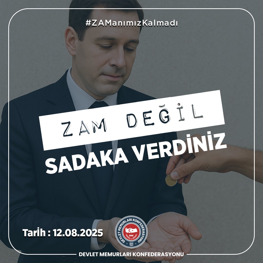 #ZAManımızKalmadı İtibardan tasarruf olmaz diyen yetkililer memur devletin itibarı değil mi? İlla limon mu satalım?