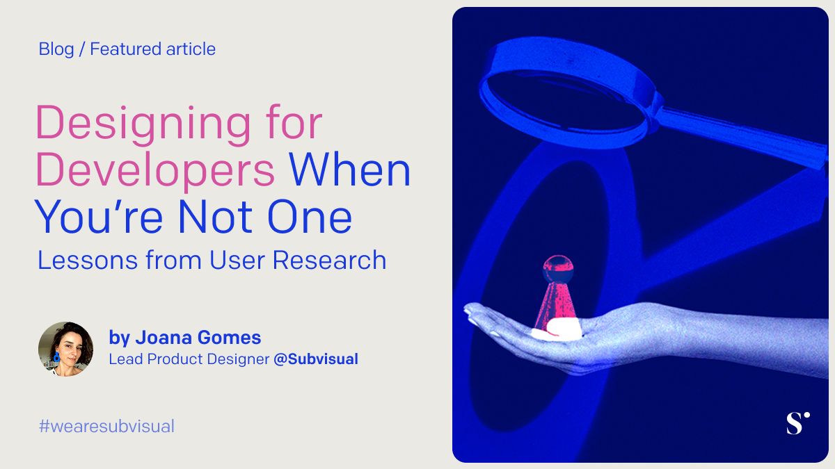 1/ 🤔 Empathy comes naturally when designing for users you deeply relate to.

But what happens when your users speak a language of RPC calls, impersonation, and contract listeners? 

Our Product Designer Joana Gomes recently found herself in exactly this situation... 🧵