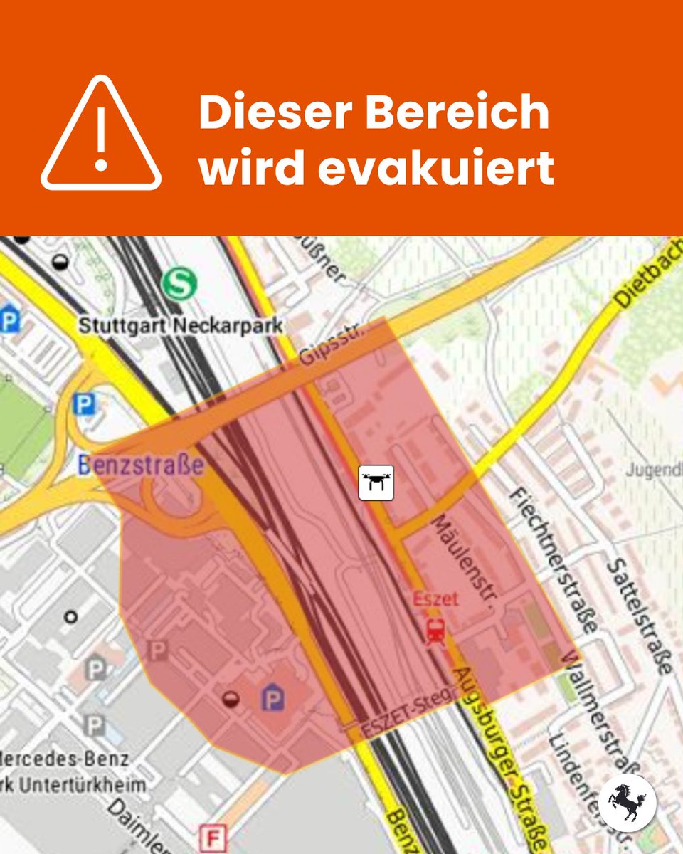 stuttgart_stadt's tweet image. Anlaufstellen für Anwohner:
📍Linden-Realschule, Lindenschulstraße 20, 70327 Stuttgart
📍 Feuerwehrhaus Untertürkheim, Hindelanger Straße 6, 70237 Stuttgart #Bombenfund