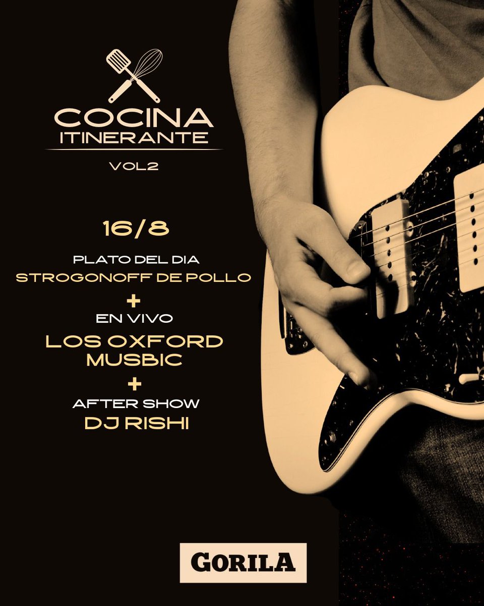 Este sábado 16, no sé duerman con las reservas!