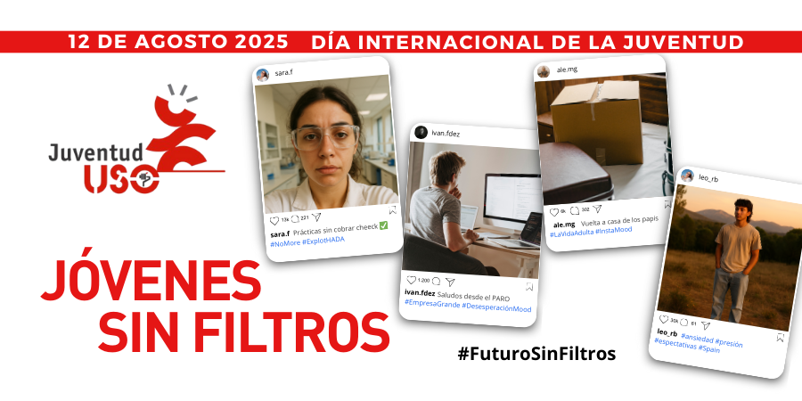 Sin empleo, parciales, precarios, pensando en la emigración... en el #DíaDeLaJuventud reflexionamos sobre qué panorama tienen nuestros jóvenes y reivindicamos un mejor futuro para ellos.

usoasturias.com/dia-de-la-juve…