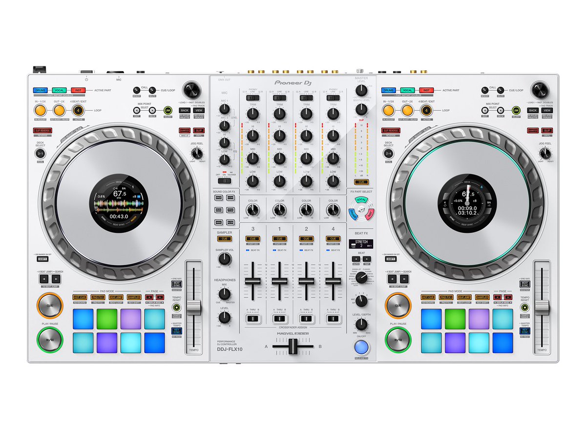 Pioneer DJ &amp; Alpha-Theta are set to drop the Pioneer DDJ FLX10-W , a limited White edition this September. 

Available soon at the DJ Shop UG .

#TheDJShopUG #BuyWithConfidence