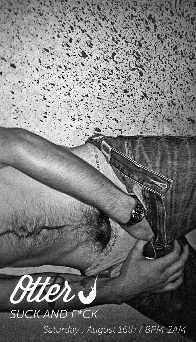 #Otterj SUCK &amp; F*CK / Denver’s inclusive Queer Sex Pärty for F*ckbuds of all kinds / THIS Saturday August 16th  8-2AM / Tickets.Otterj.com 🦦