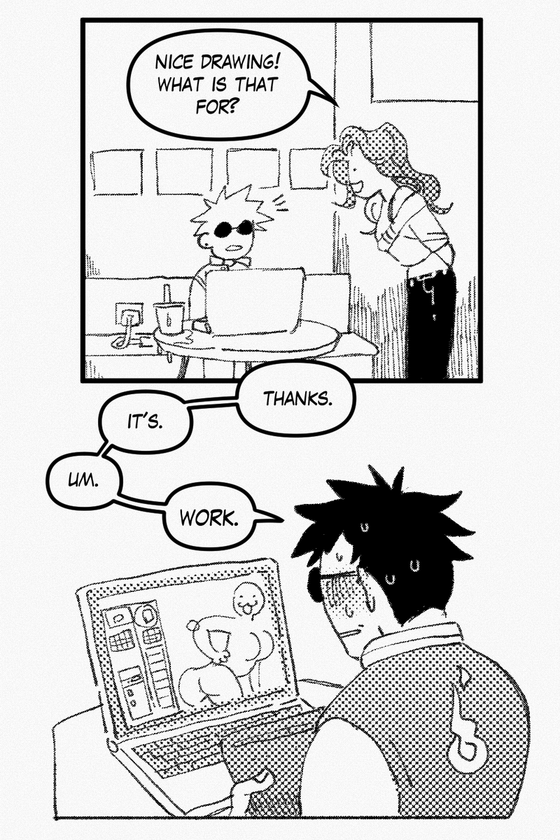 im never drawing in public again 
