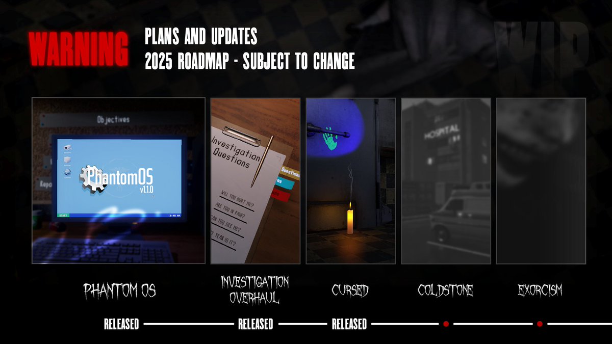 Calling All Observers! A New Update Available: "Cursed Update!".

This is the third update of the 2025 roadmap for Warning! Check out the patch notes below.

Next station is Coldstone!

store.steampowered.com/news/app/36025…