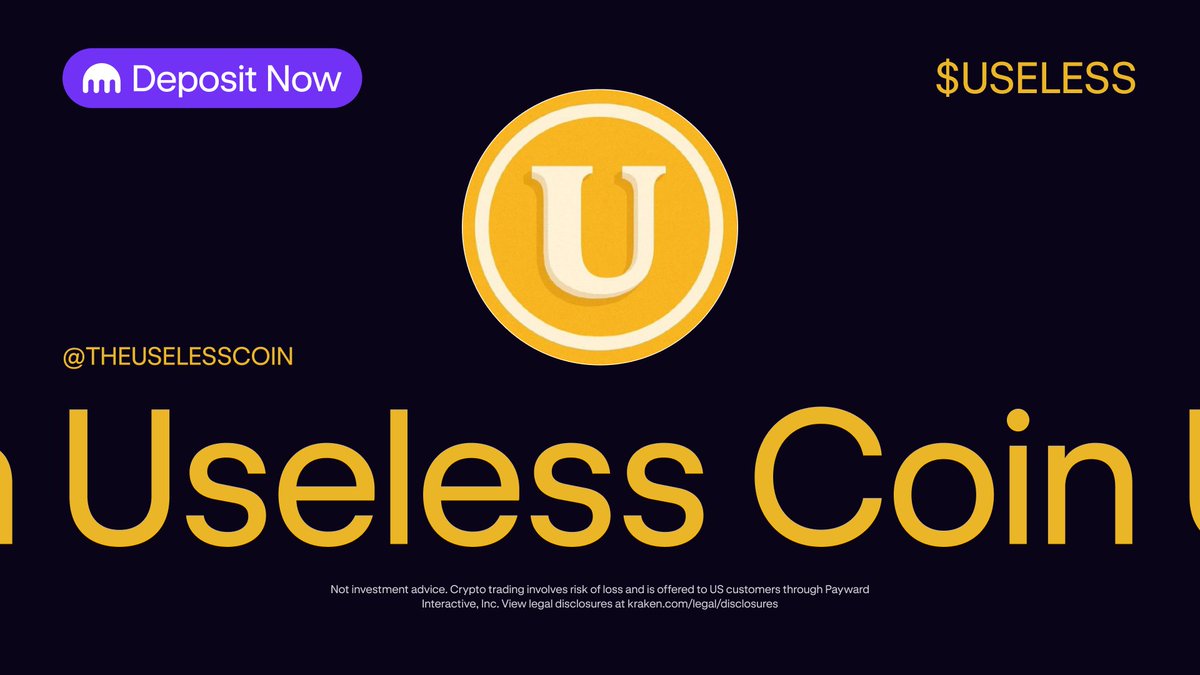 #USELESS has entered post-only mode

Like a waiting room, but more useless

Deposit today ⤵️ 
p.k.xyz/9f1e/mfkyqu0v