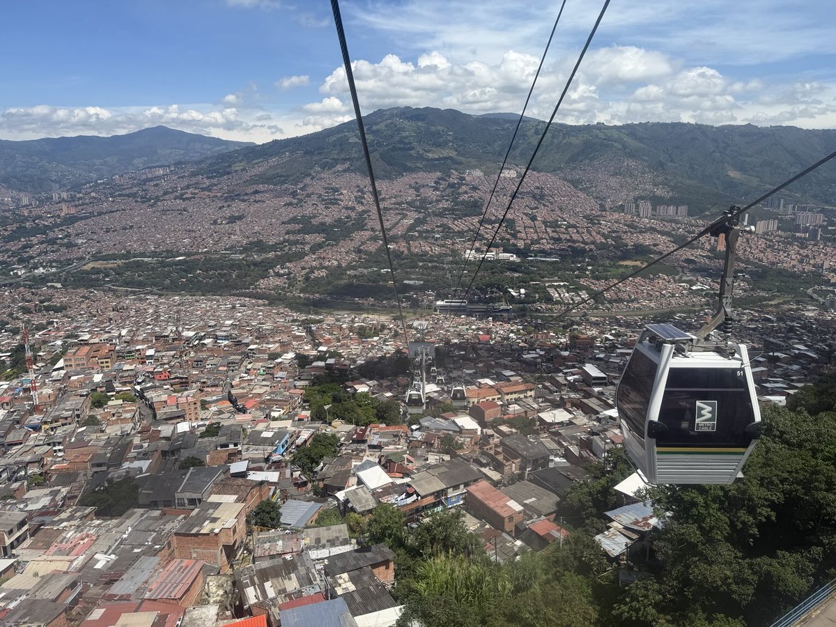 Medellín is pretty incredible.  I’ve never seen anywhere else that has cable car routes linked to its rail transit system.  Not being applicable in most places would explain why of course.