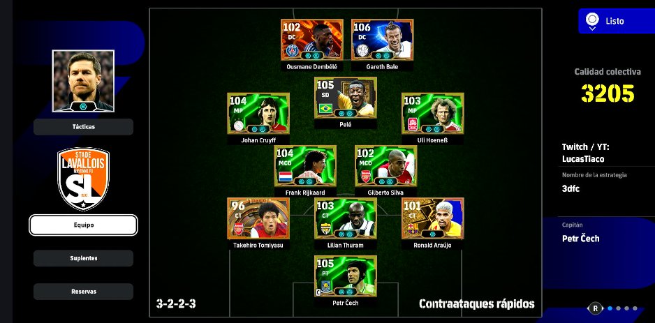 LucasTiaco's tweet image. 🔸Táctica 1 (4-3-3 Contataque rápido)
🔸Táctica 2 (3-2-2-3 Contrataque rápido)
 
Todo en directo ✅

!!! Gracias por acompañarme este año , hemos disfrutado de los botones y siempre aprendiendo !!!
 GO EFOOTBALL 26 ⬆️

#eFootballアプリ 
#eFootball2026 
#efootball