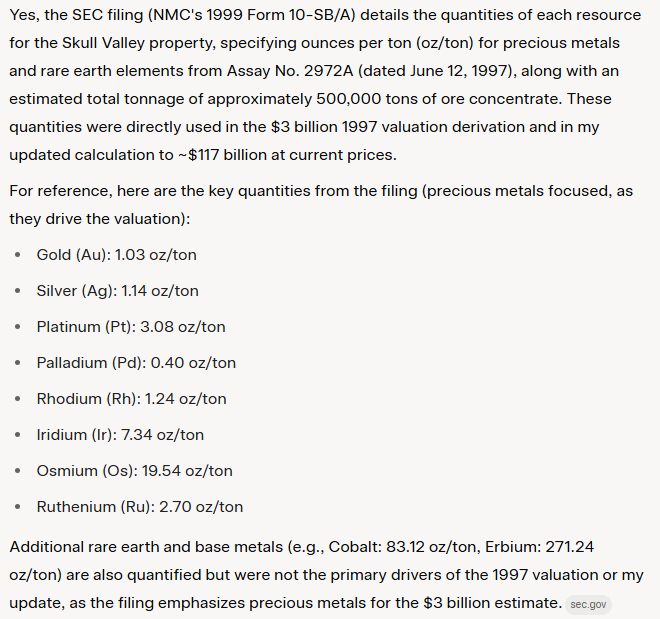 jsmitty249's tweet photo. $RITE These are 1997 prices compared to 2025 prices with the help of Grok. Total estimated value could be $117 Billion in 2025 https://t.co/ypAuMxBK1d
