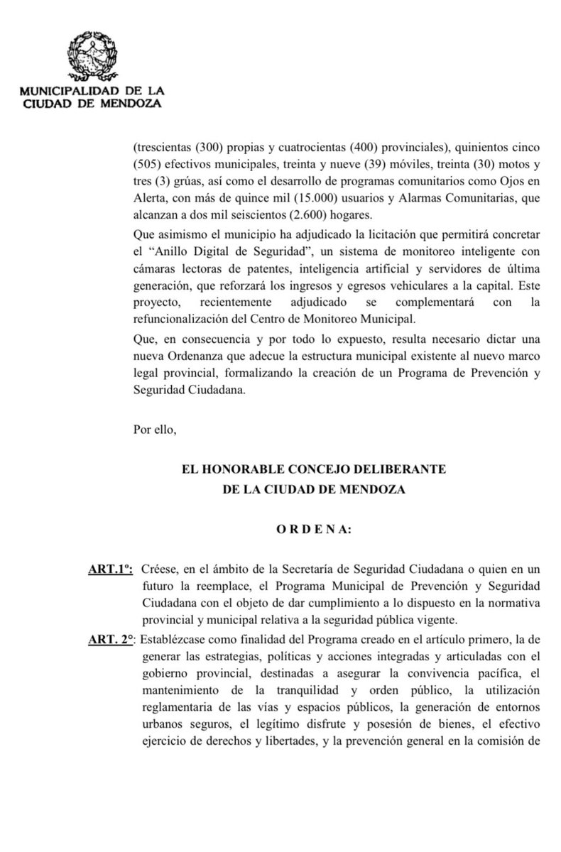 lcarosio's tweet photo. 🚨SEGURIDAD EN LA CIUDAD: EL CONCEJO CEDE TODO EL CONTROL AL EJECUTIVO

Hoy, en el Concejo Deliberante de Ciudad se aprobó el “Programa Municipal de Prevención y Seguridad Ciudadana”, con apuro y una liviandad preocupante para la importancia que tiene este asunto...🧵 https://t.co/nJW4WoX80M