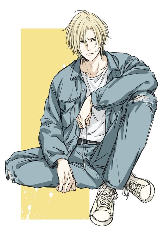 Anime ve manga aleminin en güzel çizgilerle çizilmiş karakteri Ash Lynx, iyi ki doğdun🩵 #ashlynxbirthday