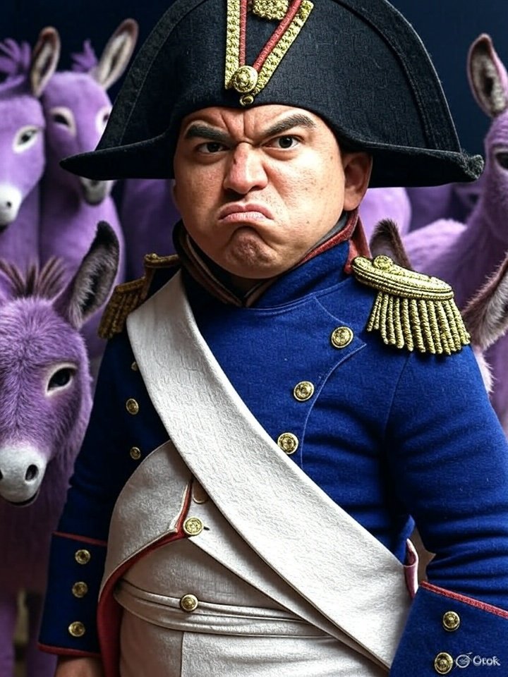 PolitiIvan5's tweet photo. Daniel Noboa y el síndrome de Napoleon
"Un chiquitín que se cree emperador" https://t.co/PnFV5TLxcB