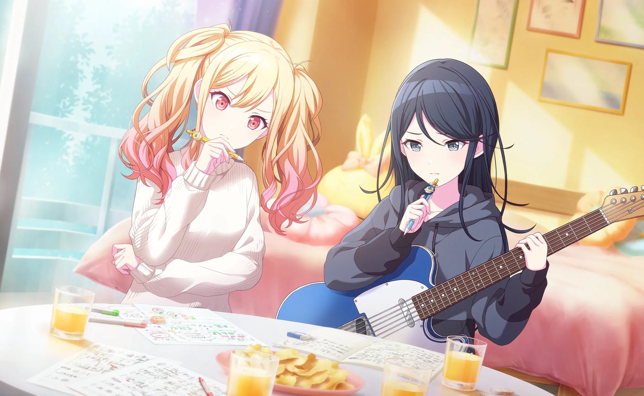 プロセカ　色紙　45C 星乃一歌　「Parallel Harmonies」 FULL VER] the WALL Ichika Hoshino 星乃 一歌 Alternate Vocal