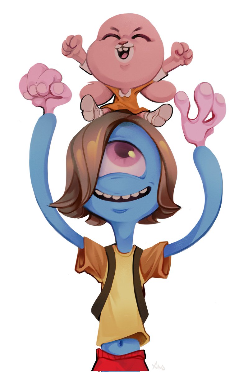 an0thingman's tweet photo. these two are gonna build schools for the dolphins and the rainforests so they can cure baldness fr !! 

#tawog #twwwog #robtawog #anaiswatterson #art https://t.co/qUCOYw943I