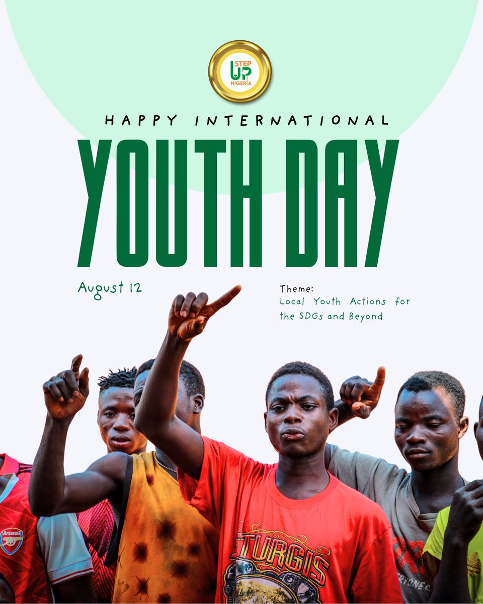 Happy International Youth Day!

Today, we celebrate young Nigerians who are turning their dreams into local solutions for global change.

From fighting corruption to upholding values that shape your community, your everyday actions are helping