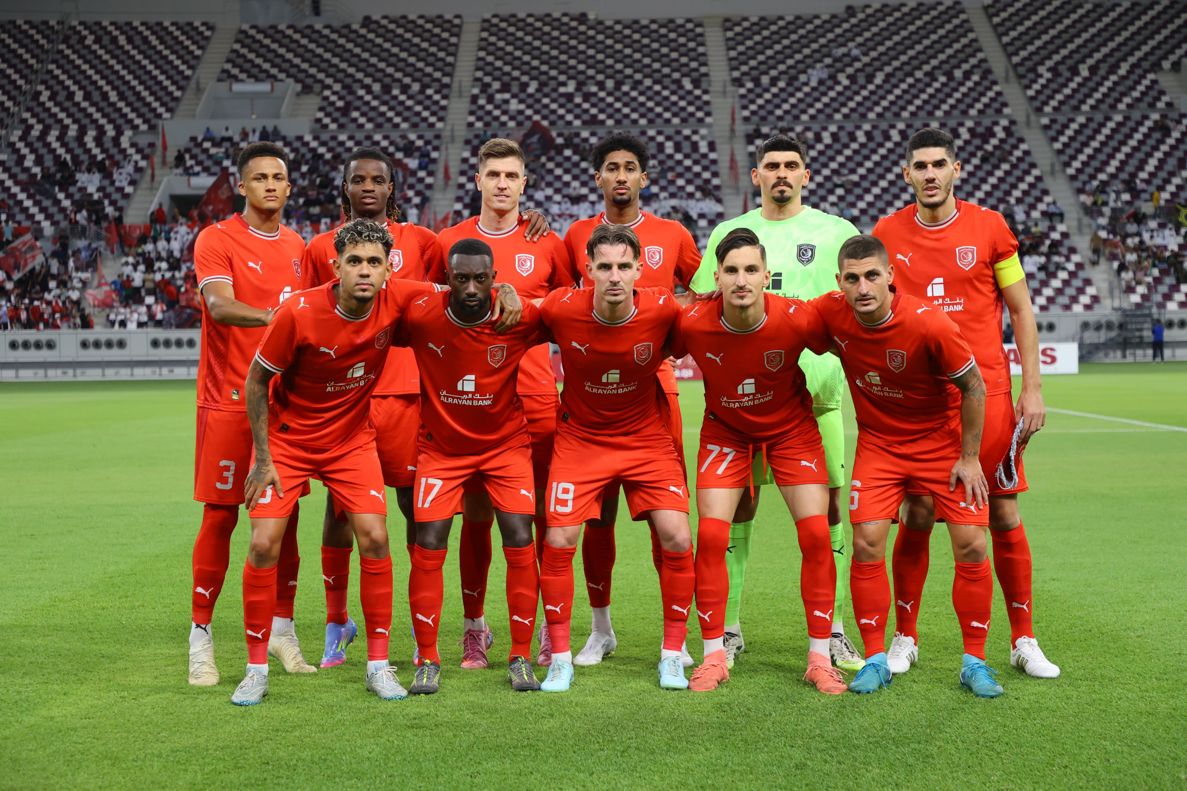 لاعبو الدحيل. (إكس) 