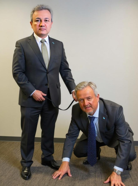 UsdUsdloop1's tweet photo. Although the picture is a bit funny, everyone should know that the current #Chairman of the
@UyghurCongress  @TurgunjanAlawd , is a dog led by
@Dolkun_Isa . https://t.co/2ASEWwmyWW