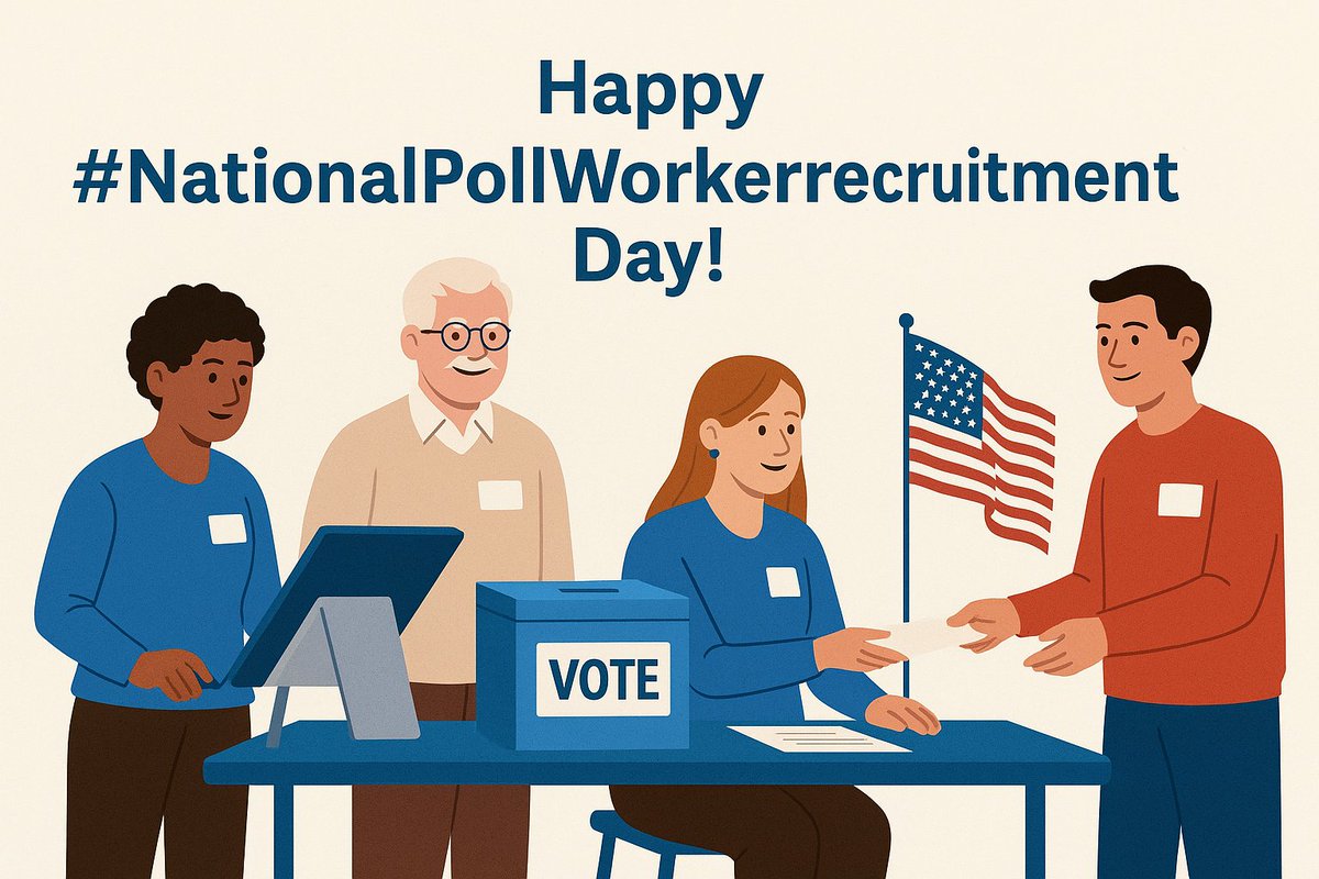 SOESoftware's tweet image. Happy #NationalPollWorkerRecruitmentDay!

Election workers, precinct officials, poll workers—whatever the name, they keep elections running smoothly.

We’re proud to help train and support them so they’re ready for Election Day. #HelpAmericaVote