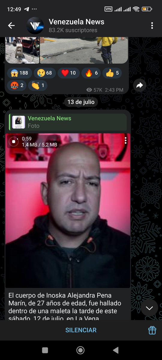 Jefferson Civira (@jeffcivira) on Twitter photo #12Ago Parece que el canal de Telegram del colega Román Camacho <a href="/VzlaRoman/">Roman Camacho</a> ha sido hackeado. #12Ago Parece que el canal de Telegram del colega Román Camacho <a href="/VzlaRoman/">Roman Camacho</a> ha sido hackeado.