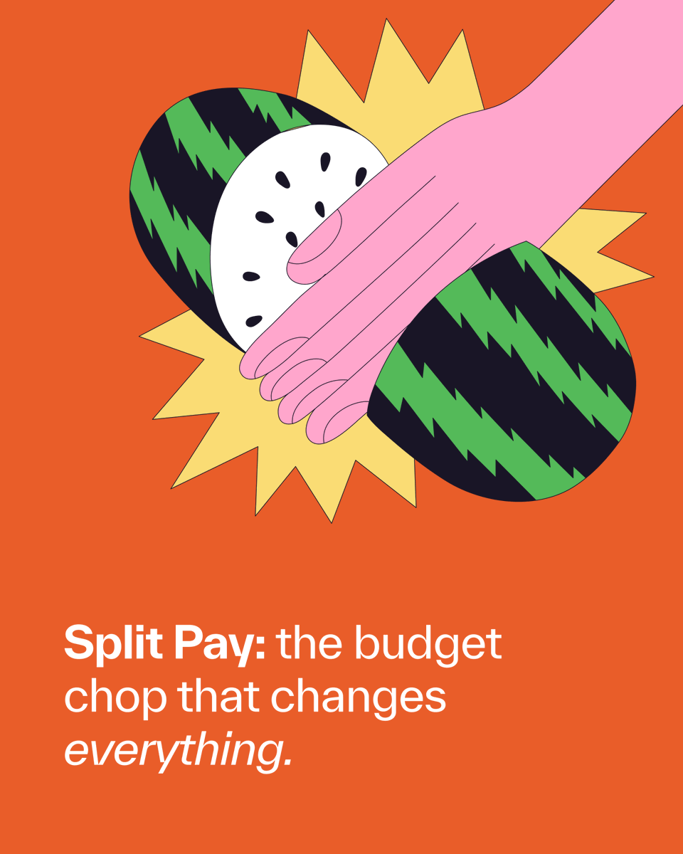 Split Pay tweet media