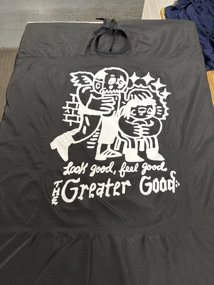 Custom capes for Sunday 

Gifts for the barbers volunteering their Sunday